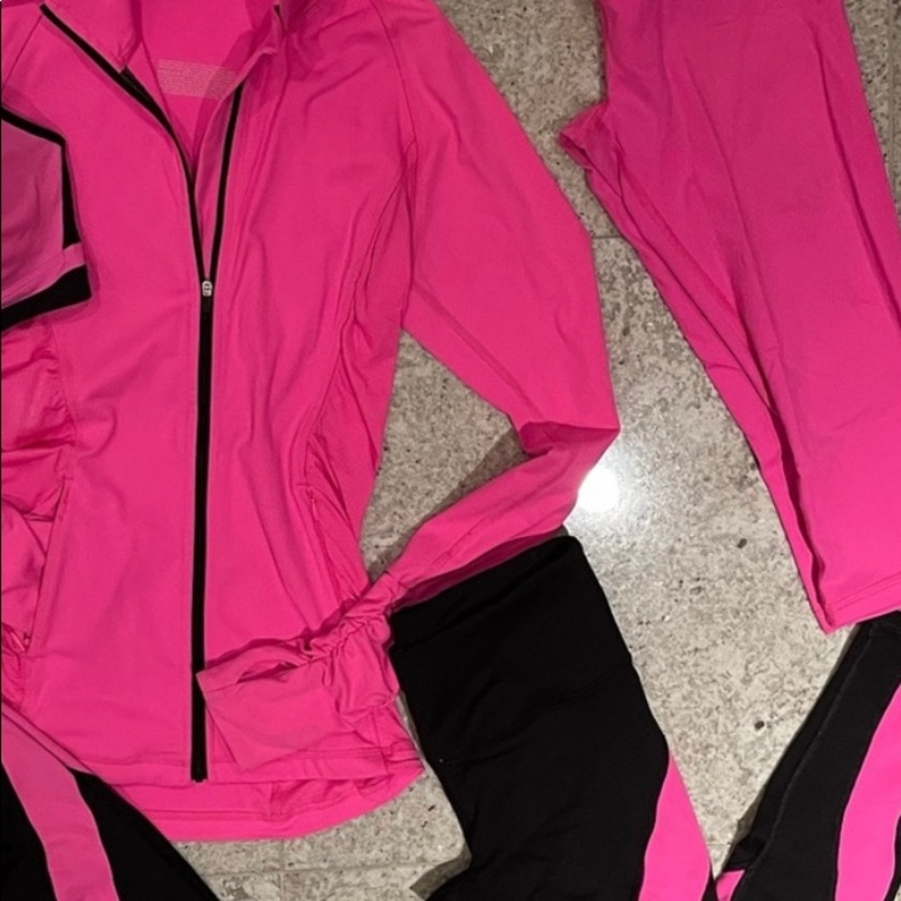 Barbie Pink Victoria's Secret VSX Workout Set XS 4 pieces
